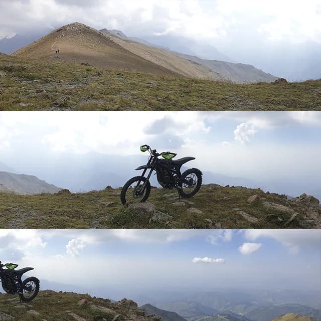 Измождённые райдеры на последней вершине траверса Пяти Вершин