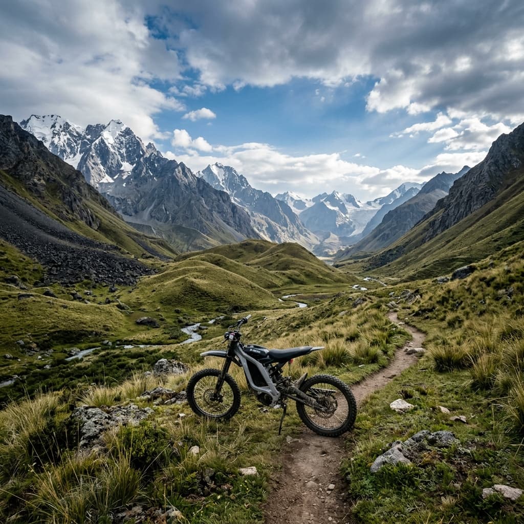 Иссыкбаш (Выше Ак-булака) — электро-эндуро тур, Issykbash Massif