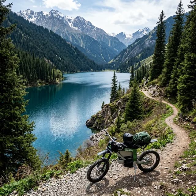 Второе Озеро Кольсай — электро-эндуро тур, 2nd Kolsay Lake